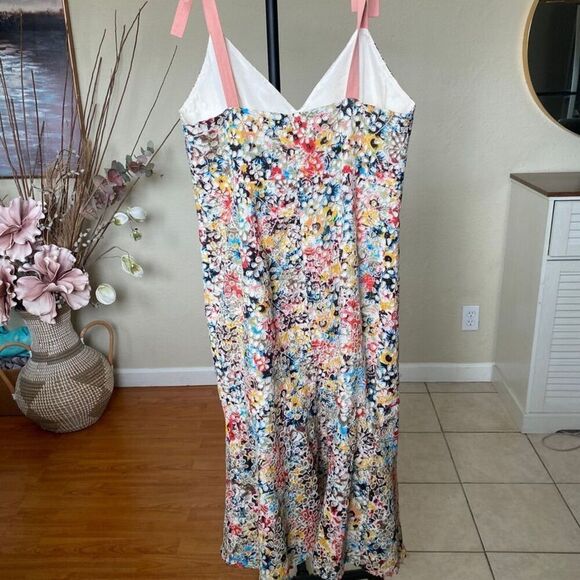 Talulah Bittersweet Flounce Midi Dress - Multi size‎ XL - Picture 8 of 13